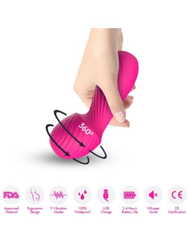 ARMONY - DAZZLE MASSAGER E VIBRADOR PEQUENO FÚCSIA