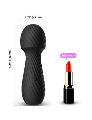 ARMONY - DAZZLE MASSAGER E VIBRADOR PEQUENO PRETO