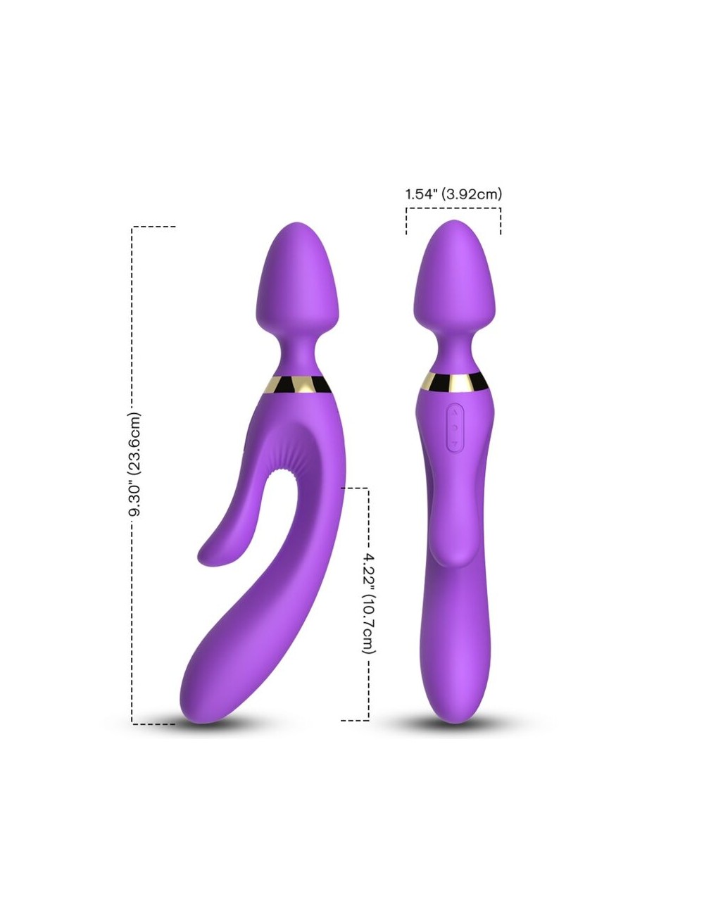 ARMONY - MASSAGER E VIBRADOR COELHO ROXO