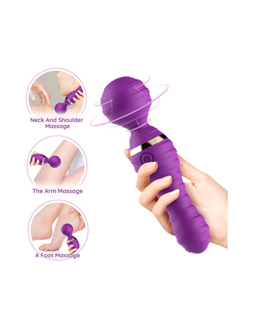 ARMONY - MASSAGER E VIBRADOR FREEDO PEQUENO ROXO