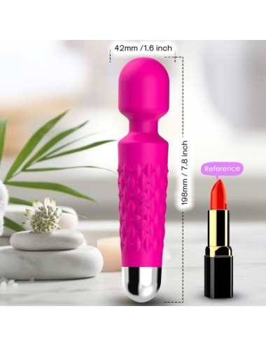 ARMONY - MASSAGER POSTMAN E VIBRADOR CABEÇA SUPER FLEXÍVEL FÚCSIA