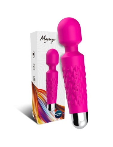 ARMONY - MASSAGER POSTMAN E VIBRADOR CABEÇA SUPER FLEXÍVEL FÚCSIA