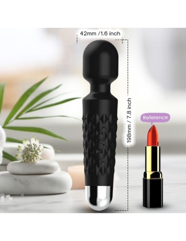 ARMONY - MASSAGER E VIBRADOR POSTMAN CABEÇA SUPER FLEXÍVEL PRETA