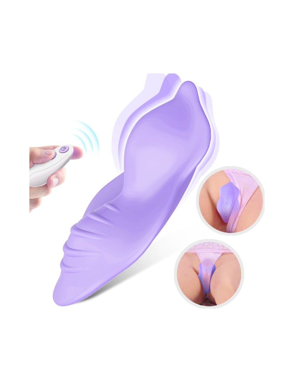 ARMONY - WHISPER WEARABLE CALÇAS VIBRADOR DE CONTROLE REMOTO ROXO
