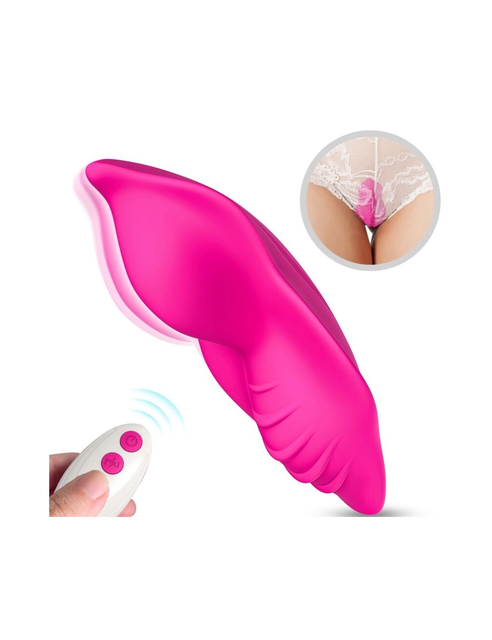 ARMONY - WHISPER WEARABLE CALÇAS VIBRADOR DE CONTROLE REMOTO FÚCSIA