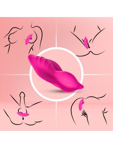 ARMONY - WHISPER WEARABLE CALÇAS VIBRADOR DE CONTROLE REMOTO FÚCSIA