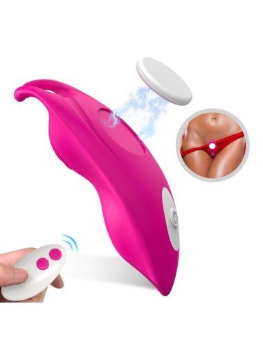 ARMONY - MEL BEE WEARABLE CALÇAS VIBRADOR G-SPOT CONTROLE REMOTO FÚCSIA