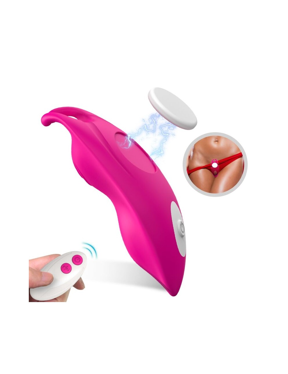 ARMONY - MEL BEE WEARABLE CALÇAS VIBRADOR G-SPOT CONTROLE REMOTO FÚCSIA