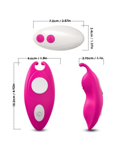 ARMONY - MEL BEE WEARABLE CALÇAS VIBRADOR G-SPOT CONTROLE REMOTO FÚCSIA