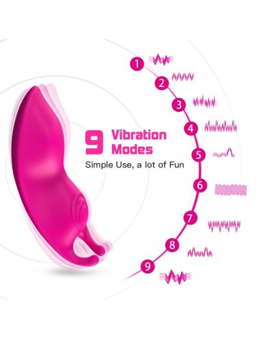 ARMONY - MEL BEE WEARABLE CALÇAS VIBRADOR G-SPOT CONTROLE REMOTO FÚCSIA