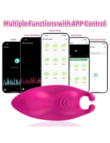 ARMONY - HONEYBEE WEARABLE CALÇAS VIBRADOR G-SPOT FÚCSIA - APLICATIVO GRATUITO