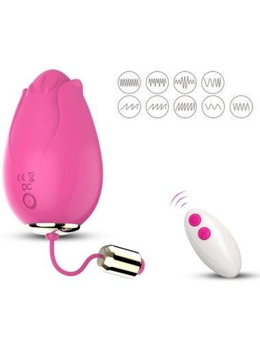 ARMONY - VIBRADOR DE OVO MANDALA G-SPOT CONTROLE REMOTO FÚCSIA