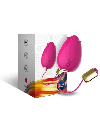 ARMONY - VIBRADOR DE OVO MANDALA G-SPOT CONTROLE REMOTO FÚCSIA