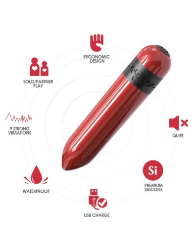 ARMONY - FOGUETE VIBRADOR BALA FÚCSIA