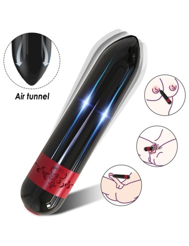 ARMONY - BALA VIBRADOR FOGUETE PRETO