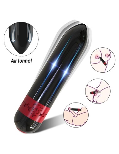 ARMONY - ROCKET VIBRADOR BALA CONTROLE REMOTO PRETO
