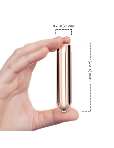 ARMONY - BALA VIBRADOR WARHEAD DOURADO 2 CM x 8.8 CM