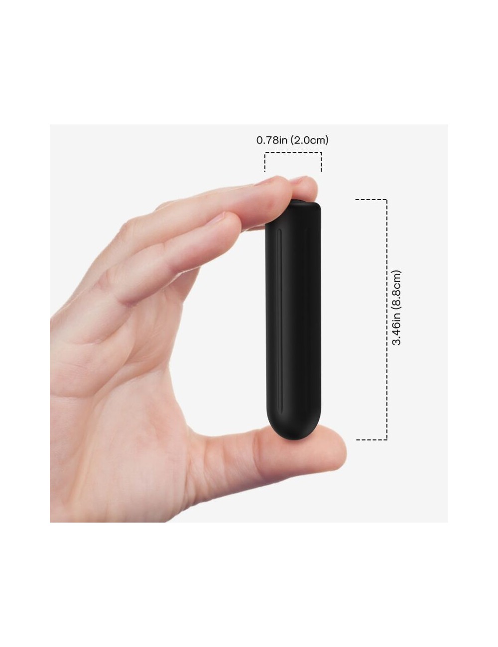 ARMONY - BALA VIBRADOR WARHEAD PRETO 2 CM x 8.8 CM ARMONY - BALA VIBRADOR WARHEAD PRETO 2 CM x 8.8 CM