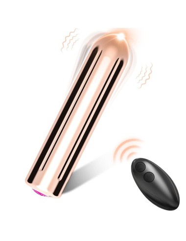 ARMONY - WARHEAD VIBRADOR BALA CONTROLE REMOTO DOURADO 2 CM X 8.8 CM