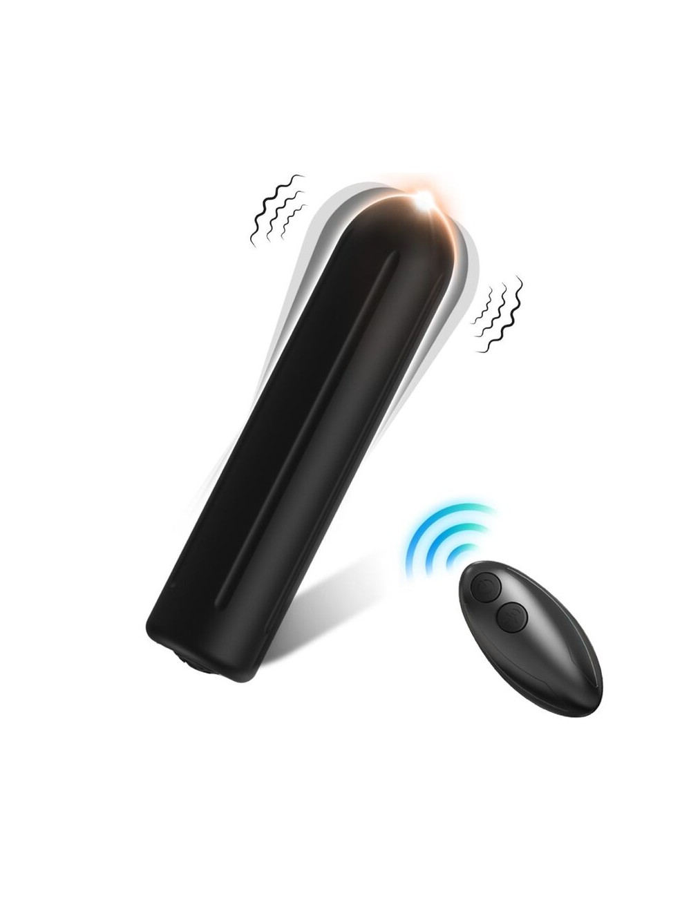 ARMONY - WARHEAD VIBRADOR BALA CONTROLE REMOTO PRETO 2 CM X 8.8 CM ARMONY - WARHEAD VIBRADOR BALA CONTROLE REMOTO PRETO 2 CM X 8.8 CM