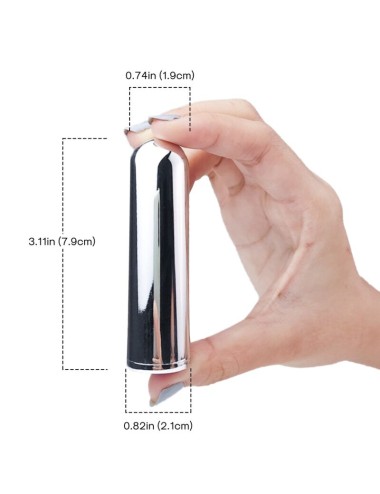 ARMONY - BALA VIBRADOR PRATA 2.1 CM X 7.9 CM