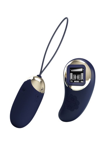 PRETTY LOVE - OVO VIBRANTE MINA CONTROLE REMOTO AZUL
