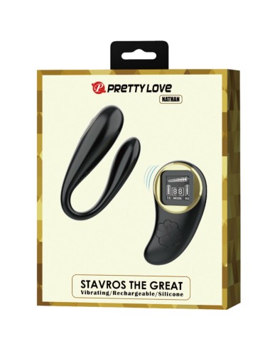 PRETTY LOVE - CONTROLE REMOTO VIBRADOR NATHAN DUPLO PRAZER