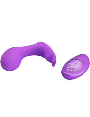 PRETTY LOVE - CONTROLE REMOTO DE VIBRAÇÃO E PULSAÇÃO IDABELLE VIOLETA