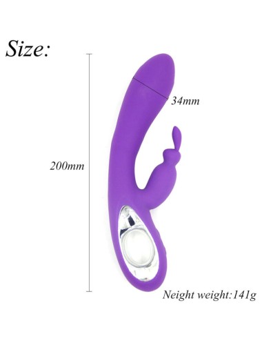 ARMONY - VIBRADOR DE ANEL DE PUXAO DE COELHO BELLA VIOLET