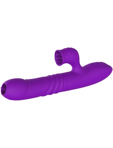 ARMONY - VIBRADOR DE COELHO TOTALMENTE G SPOT COM EFEITO DE CALOR VIOLETA DE LÍNGUA ESTIMULANTE