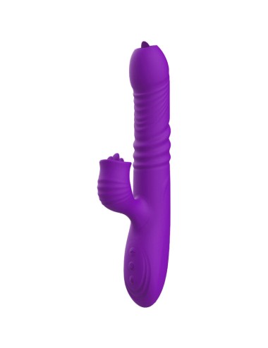 ARMONY - VIBRADOR DE COELHO TOTALMENTE G SPOT COM EFEITO DE CALOR VIOLETA DE LÍNGUA ESTIMULANTE