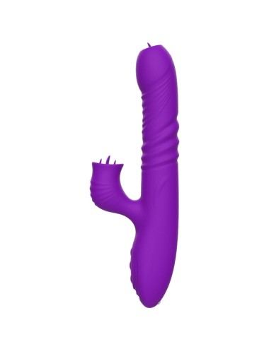 ARMONY - VIBRADOR DE COELHO TOTALMENTE G SPOT COM EFEITO DE CALOR VIOLETA DE LÍNGUA ESTIMULANTE