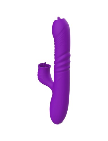 ARMONY - VIBRADOR DE COELHO TOTALMENTE G SPOT COM EFEITO DE CALOR VIOLETA DE LÍNGUA ESTIMULANTE