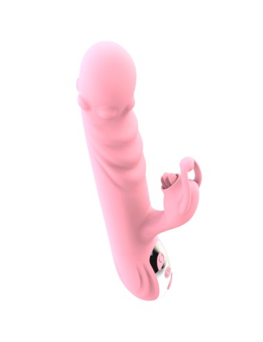ARMONY - VIBRADOR TOTALMENTE LÍNGUA COM EFEITO DE CALOR ESTIMULANTE ROSA