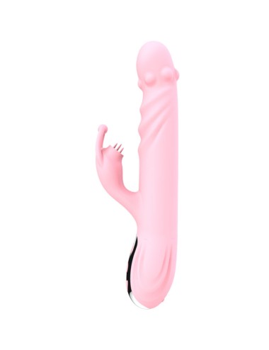 ARMONY - VIBRADOR TOTALMENTE LÍNGUA COM EFEITO DE CALOR ESTIMULANTE ROSA