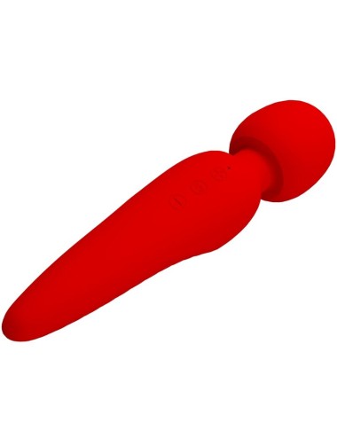 PRETTY LOVE - MAREDITH MASSAGER 12 MODOS DE VIBRAO VERMELHO