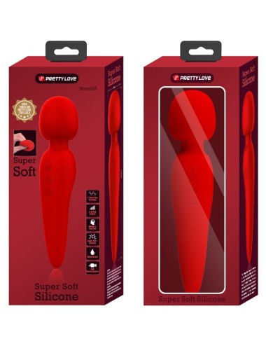 PRETTY LOVE - MAREDITH MASSAGER 12 MODOS DE VIBRAO VERMELHO
