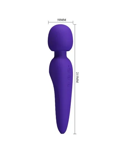 PRETTY LOVE - MAREDITH MASSAGER 12 MODOS DE VIBRAO ROXO