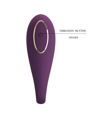 PRETTY LOVE - AUGUST VIBRADOR DE PRAZER DUPLO GLOBAL REMOTO