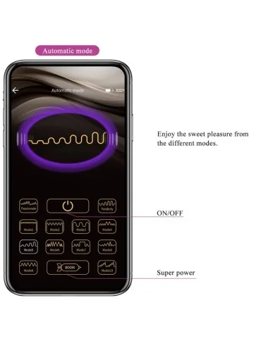 PRETTY LOVE - AUGUST VIBRADOR DE PRAZER DUPLO GLOBAL REMOTO