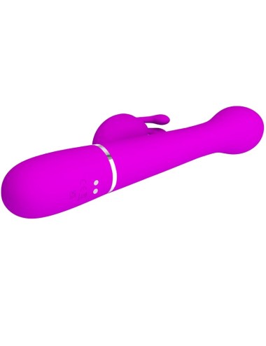 PRETTY LOVE - VIBRADOR DEJON COELHO 3 EM 1 MULTIFUNO VIOLETA