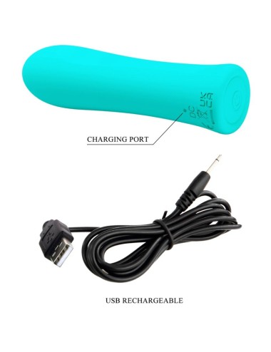 PRETTY LOVE - ALFREDA SUPER POWER VIBRADOR AQUA VERDE