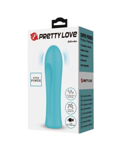 PRETTY LOVE - ALFREDA SUPER POWER VIBRADOR AQUA VERDE
