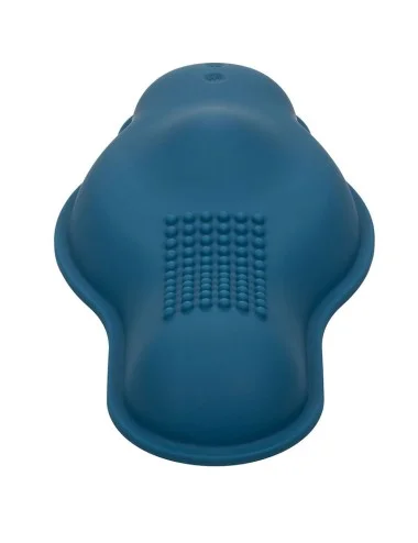 CALEXOTICS - RIDER MASSAGER DUPLO MOTOR CONTROLE REMOTO AZUL