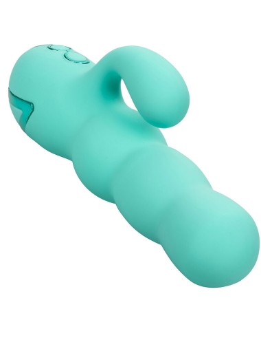 CALEXOTICS - VIBRADOR DEL MAR DIVA RABBIR AQUA GREEN POR CALIFORNIA DREAMING