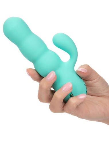 CALEXOTICS - VIBRADOR DEL MAR DIVA RABBIR AQUA GREEN POR CALIFORNIA DREAMING