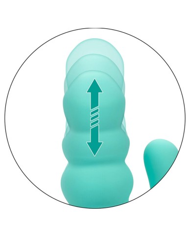 CALEXOTICS - VIBRADOR DEL MAR DIVA RABBIR AQUA GREEN POR CALIFORNIA DREAMING