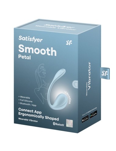 SATISFYER - ESTIMULADOR DE PONTO G DE PÉTALA LISA CÉU AZUL APLICATIVO GRATUITO