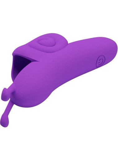 PRETTY LOVE - SNAIL ESTIMULADOR DE DEDO ROXO PODEROSO
