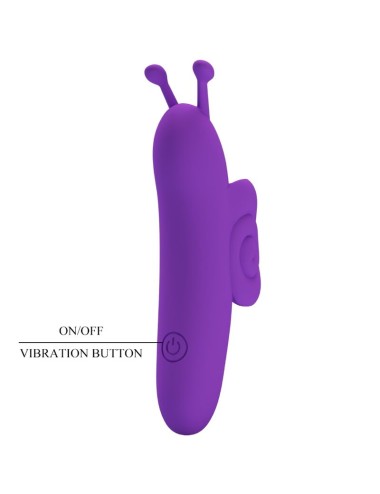 PRETTY LOVE - SNAIL ESTIMULADOR DE DEDO ROXO PODEROSO